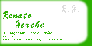 renato herche business card